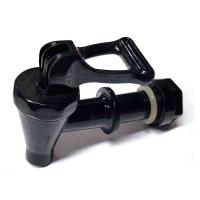 Кран в сборе  для горячей воды с уплотн. и гайкой черный