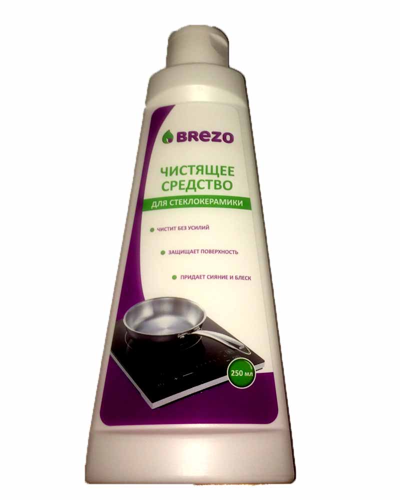 Чистящее средство для стеклокерамических плит 250 мл 97038   Brezo Чистящее средство для стеклокерамических плит 250 мл 97038   Brezo
