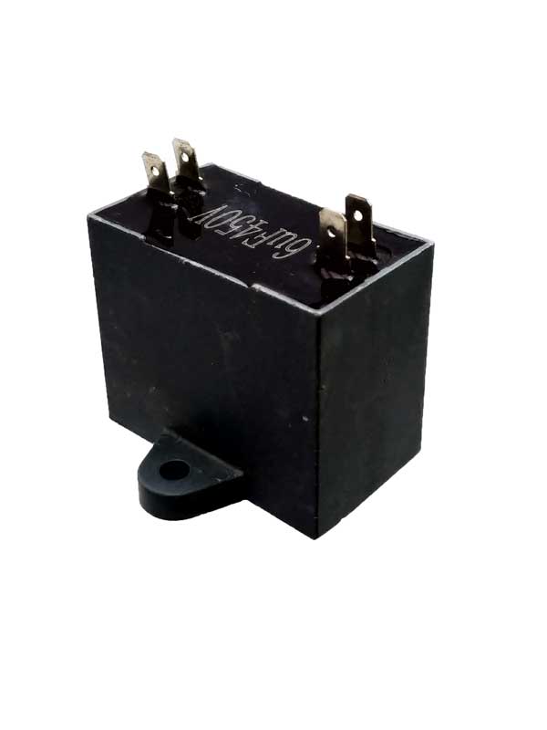 6мкФ 450В CBB61 - конденсатор пусковой КОНК008А клеммы