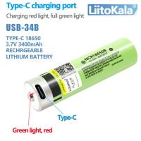 Аккумулятор-18650-Li-ion-LiitoKala-3.7В-3400мАч