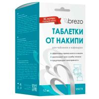 Таблетки от накипи для чайников и кофеварок, 12 шт Brezo 95678