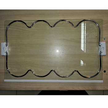 Стеклянная-полка-455х290мм-Hansa