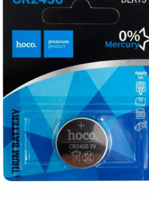 Батарейки CR2450 литиевый Hoco 2450 3.0В BL1