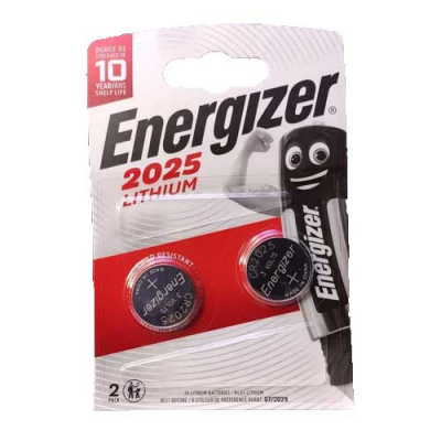 Элемент питания CR2025 литиевый 3.0V Energizer BL2