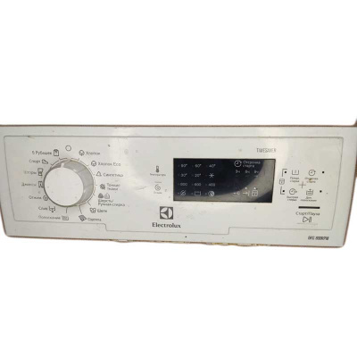 Панель управления СМА Electrolux EWT0862TDW в сборе с модулем 807301104 (демонтаж)