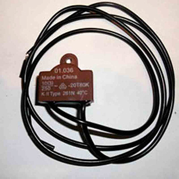 Реле тепловое 10(3)А250vLT-20N80K 40 гр.  2-х концевое HL141