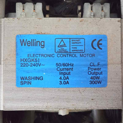Двигатель стиральной машины LG HXGK51 (Welling) Фото 3
