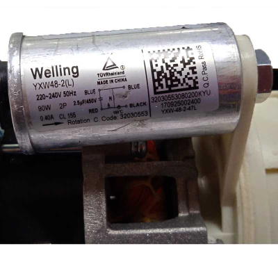 Насос рециркуляционный ПММ Zigmund & Shtain YXW48-2(L) (Welling) Фото 3