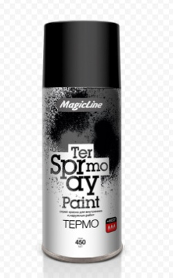 Краска-аэрозоль черная 
