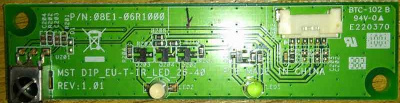 IRBoard Toshiba 40LV703R MST DIP_EU-T-IR_LED_26_40 REV 1.01