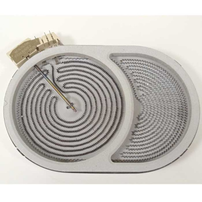 Электроконфорка 285х190мм 2400W1500WВт 2-х зонная для стеклокерамики 10.57415.653 EGO