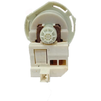 Насос сливной (помпа) KEBS105082A 160032101 Indesit 30W, крепл. — 3 защелки, выводы — сзади вместе. Фото 2