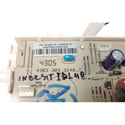 Модуль управления ПММ Indesit 4303 303 3240.7 - вид 2 фото с маркировкой