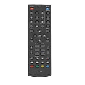 Пульт DVB-T2 ресивера Huayu T50