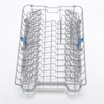 Корзина ПММ Indesit C00534260 верхняя без разбрызгивателя Д 505мм Ш 360мм Dколес 22мм вид спереди