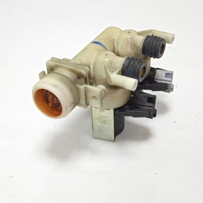 Электроклапан двойной 90° выпуск 10мм фишки 33390129 (Indesit) Фото 3