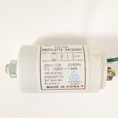 Фильтр сетевой стиральной машины (СМА) RDFC-2712 Samsung WF8590NMW9 вид 2