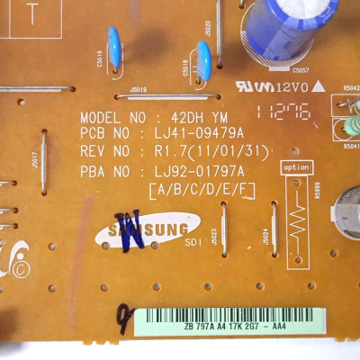 YSUS Samsung LJ41-09479A 42DH YM LJ92-01797A Фото 2
