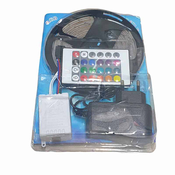 Цветная светодиодная лента  с пультом управления 5(м)