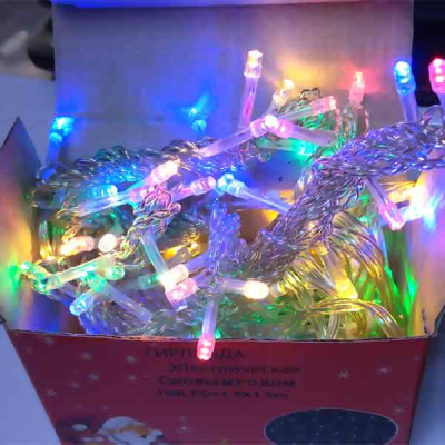 Гирлянда Штора StringToString 160 led цветная 1,5х1.5м 179