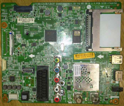 MainBoard LG 42LB561V-ZE.ARUWLH LC43B/LD43B/LB43T EAX65388006(1.0)