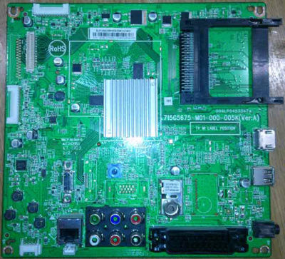 MainBoard Philips 42PFL3018T/60 ( TPM10.1E LA ) 715G5675-M01-000-005K(Ver:A)