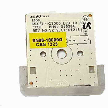 IR+KeyBoard Samsung UE40D6530WS BN96-18099G CAN 1323 D7000 LED IR 3D BN41-01638B
