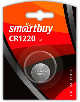 Батарейки CR1220 литиевый Smart Buy SBBL-1220-1B 3.0В BL1