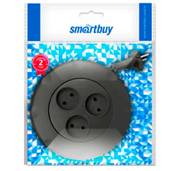 Удлинитель сетевой 3 гнезда 3м б_заземления SBE-10-3-03-B SmartBuy
